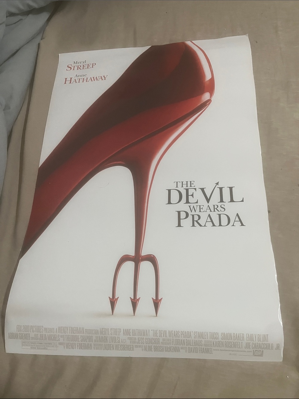 Devil Wears Prada Movie Poster 2006 1st First & Bonus 2nd container Anne Meryl - Picture 5 of 14